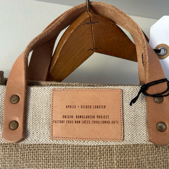 NEW Apolis Bring Home The Gold Farmers Market Bag - Picture 9 of 14